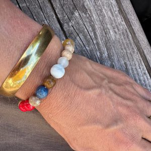 Armband av halvädelstenar – Andligt reflektionsarmband